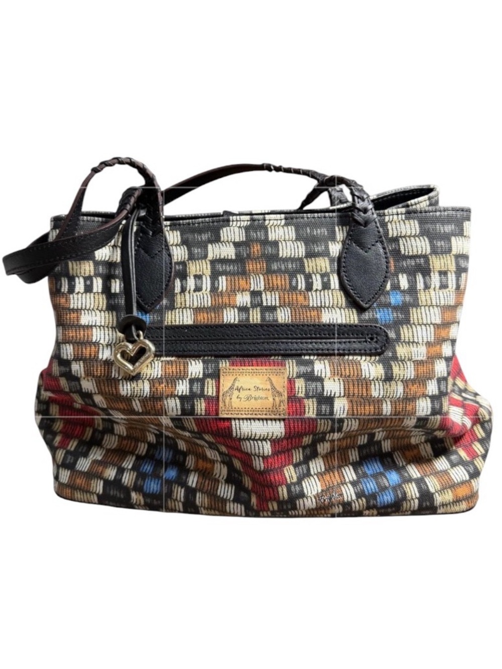 Authentic Brighton African Stories Sahara Canvas Handbag